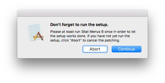 在應用布丁之前,需要運行一次 ISM 6 讓其完成安裝 在應用布丁之前,需要運行一次 ISM 6 讓其完成安裝